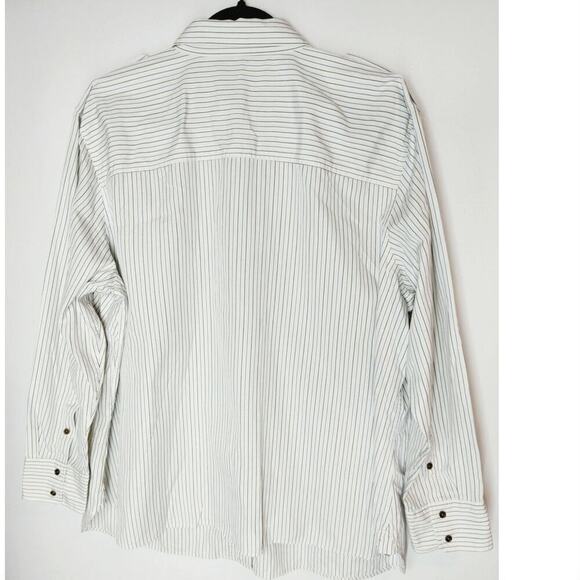 LRL Lauren Jeans Women's Cotton Striped Long Sleeve Button-Down Shirt Size 3X - Picture 6 of 8